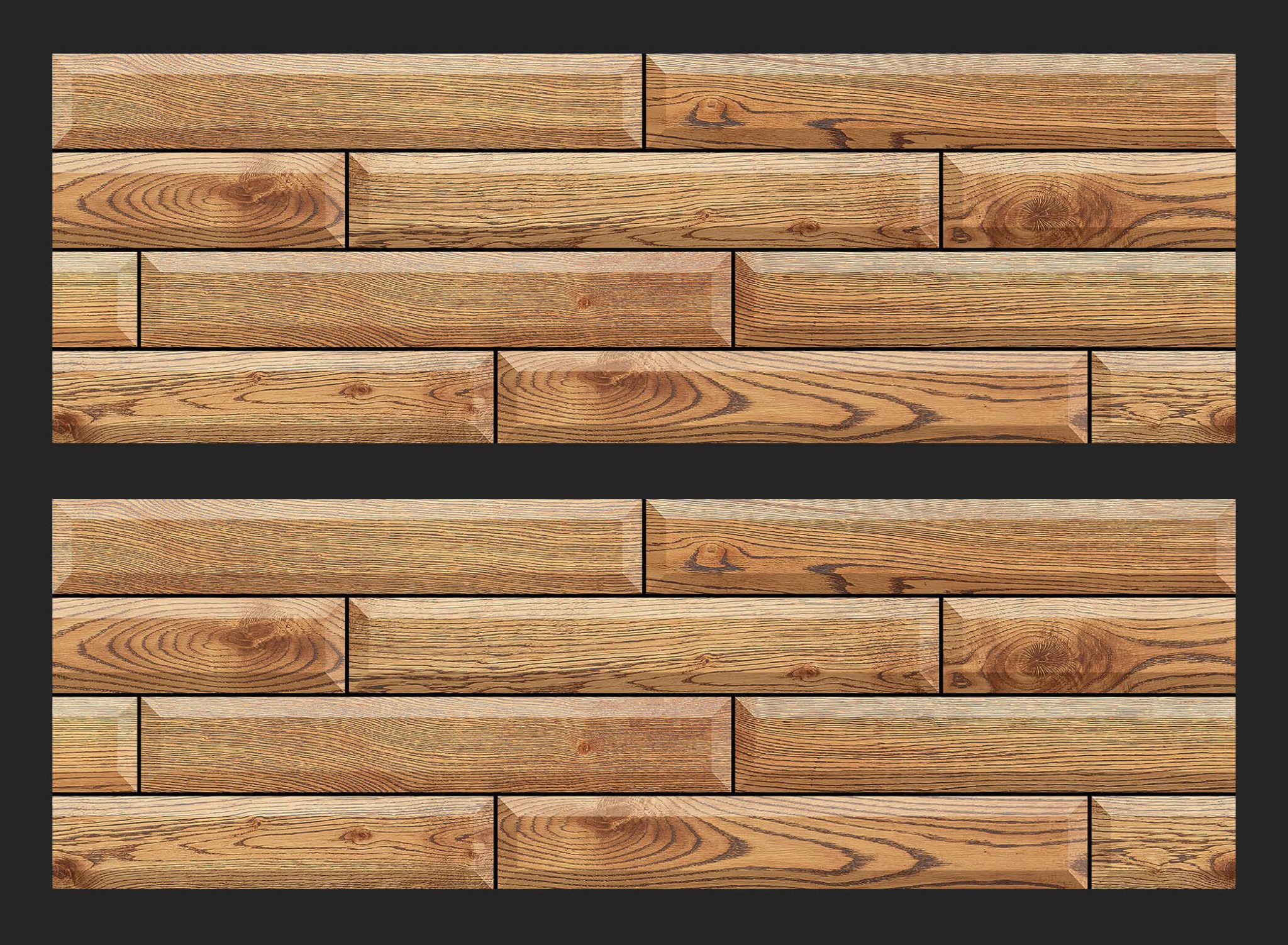 Matt grey wooden texture wall tiles design - Lorison Tiles LLP - Modern Textured Wall Tiles In White And Wood Look With Grey Grout